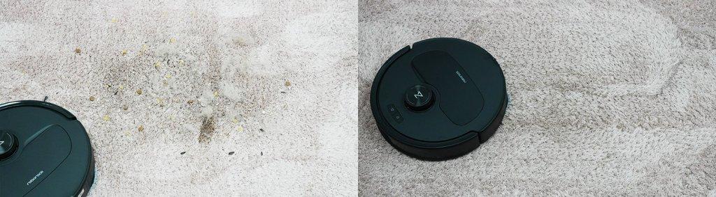 Roborock Qrevo Master : Nettoyage de tapis à poils moyens