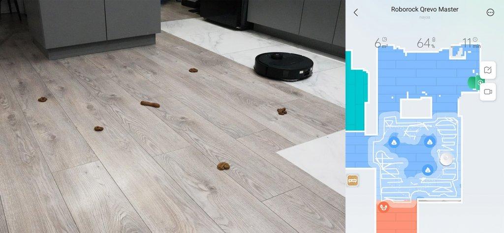 Roborock Qrevo Master : « Champ de mines (Lumière) »