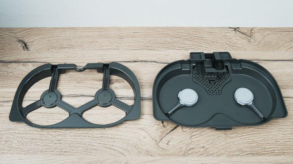 Roborock Qrevo Master : Bac de récupération des égouttoirs amélioré