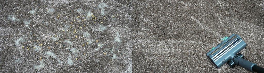 Dreame R20 Aqua : Nettoyage de tapis