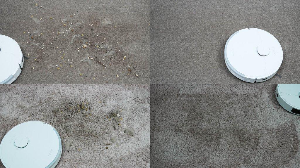 Dreame Trouver S10 : Nettoyage de tapis