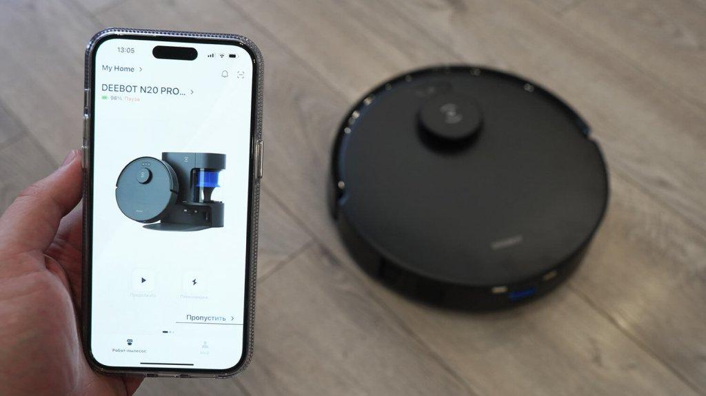 ECOVACS DEEBOT N20 Pro Plus : Contrôle via l’application