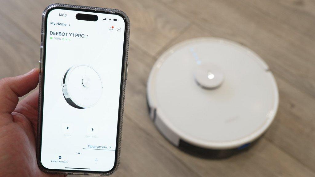 ECOVACS DEEBOT Y1 Pro : Contrôle par application