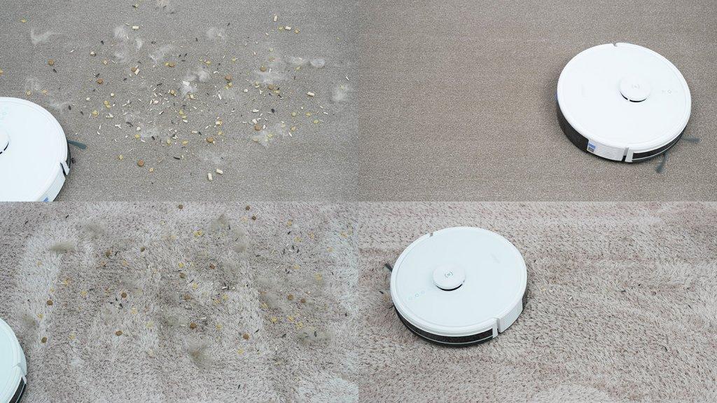 ECOVACS DEEBOT Y1 Pro : Nettoyage de tapis