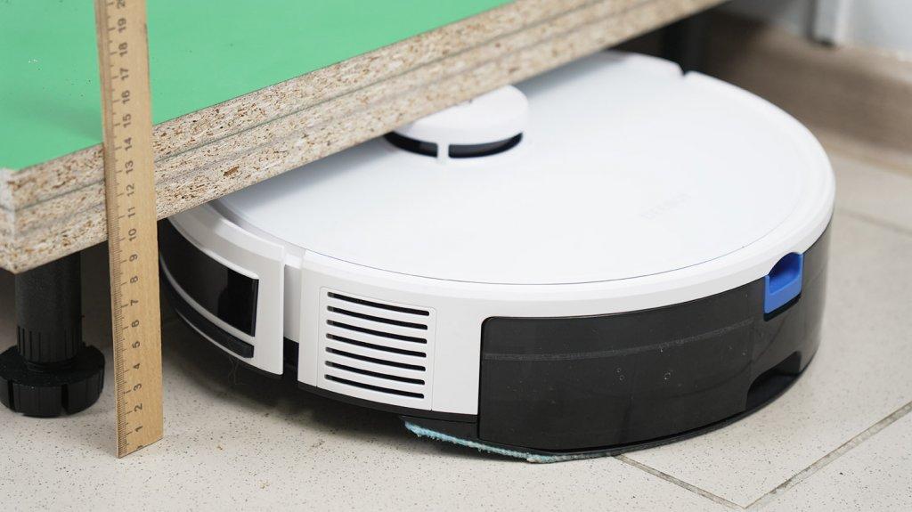 ECOVACS DEEBOT Y1 Pro : Passage sous les meubles bas