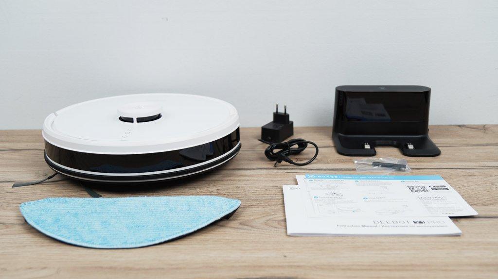 ECOVACS DEEBOT Y1 Pro : Contenu de l'emballage