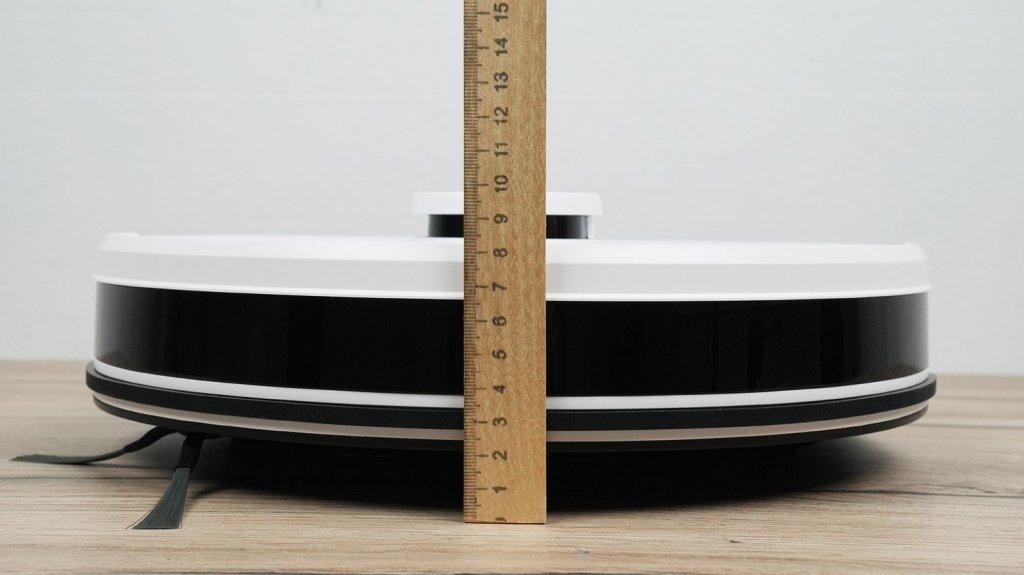 ECOVACS DEEBOT Y1 Pro : Hauteur du corps
