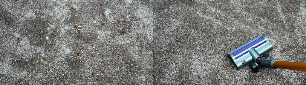 Liectroux i10 : Nettoyage de tapis