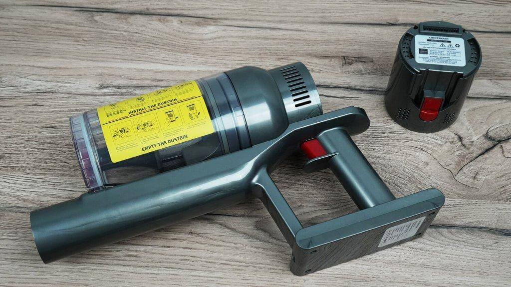 Liectroux i10 : Batterie amovible