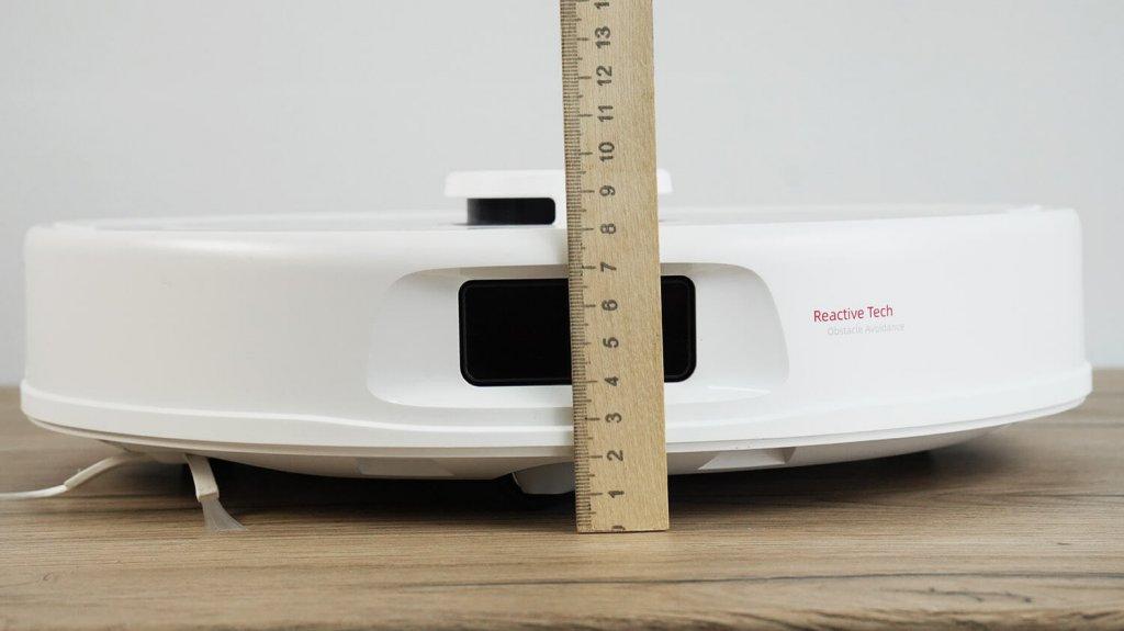 Roborock Qrevo S : Hauteur du corps