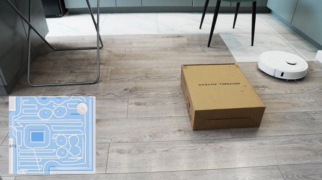 Roborock Qrevo S : Se déplacer dans une pièce avec des obstacles