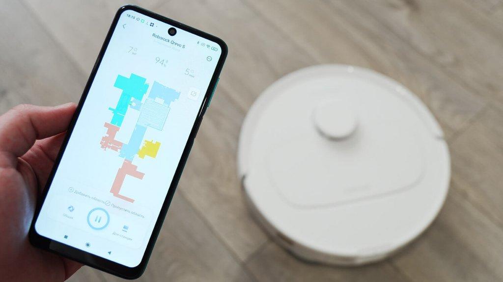 Roborock Qrevo S : Contrôle par application