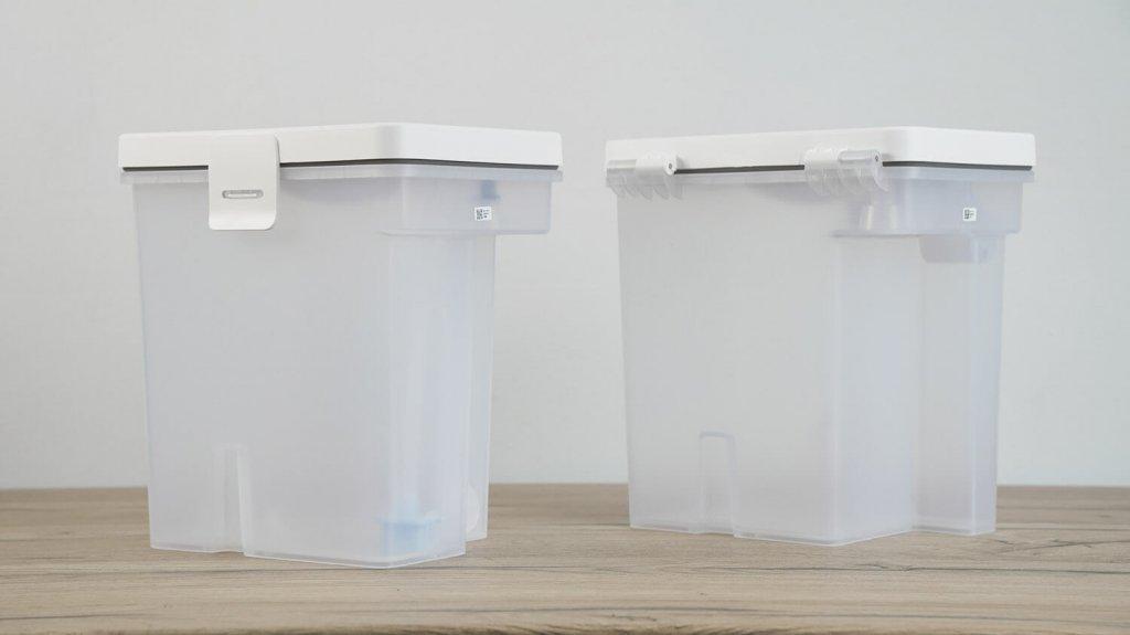 Roborock Qrevo S : Réservoirs d'eau