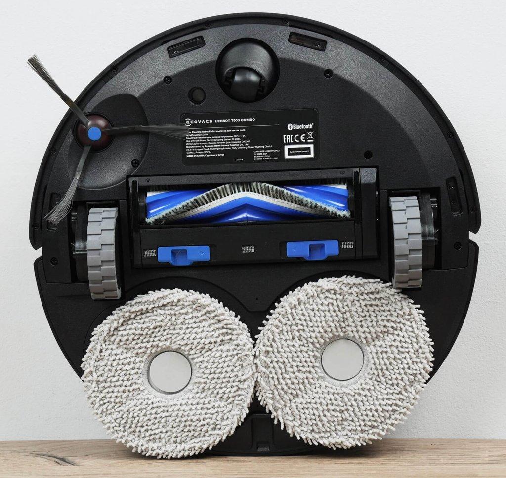 ECOVACS DEEBOT T30S COMBO : Vue de dessous