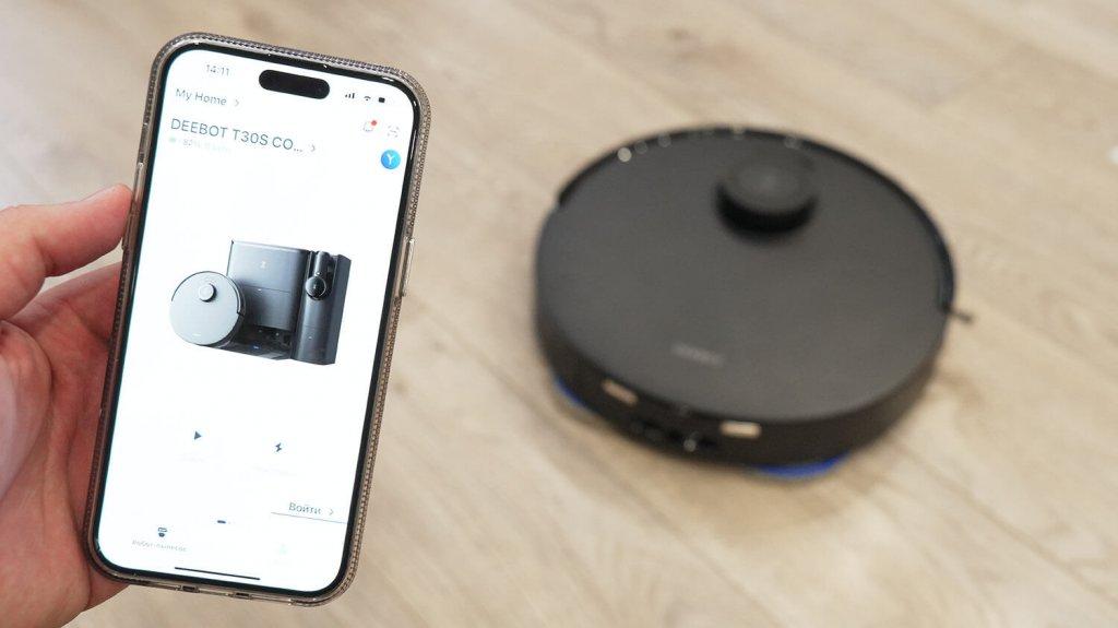ECOVACS DEEBOT T30S COMBO : Contrôle par application