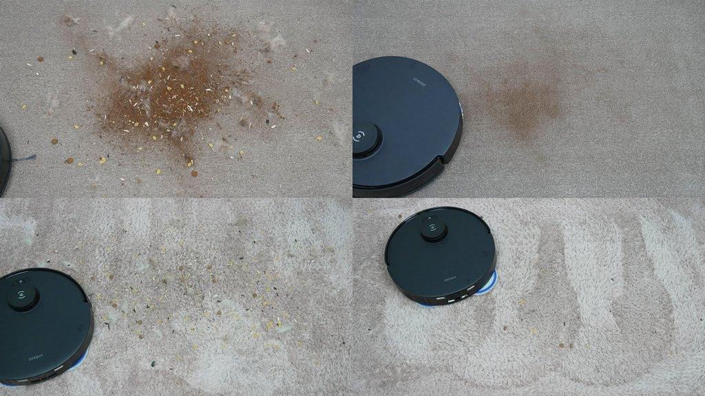 ECOVACS DEEBOT T30S COMBO : Nettoyage de tapis