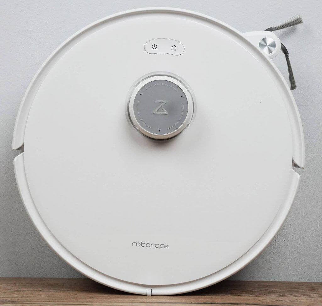 Roborock Qrevo Curv : Vue de dessus