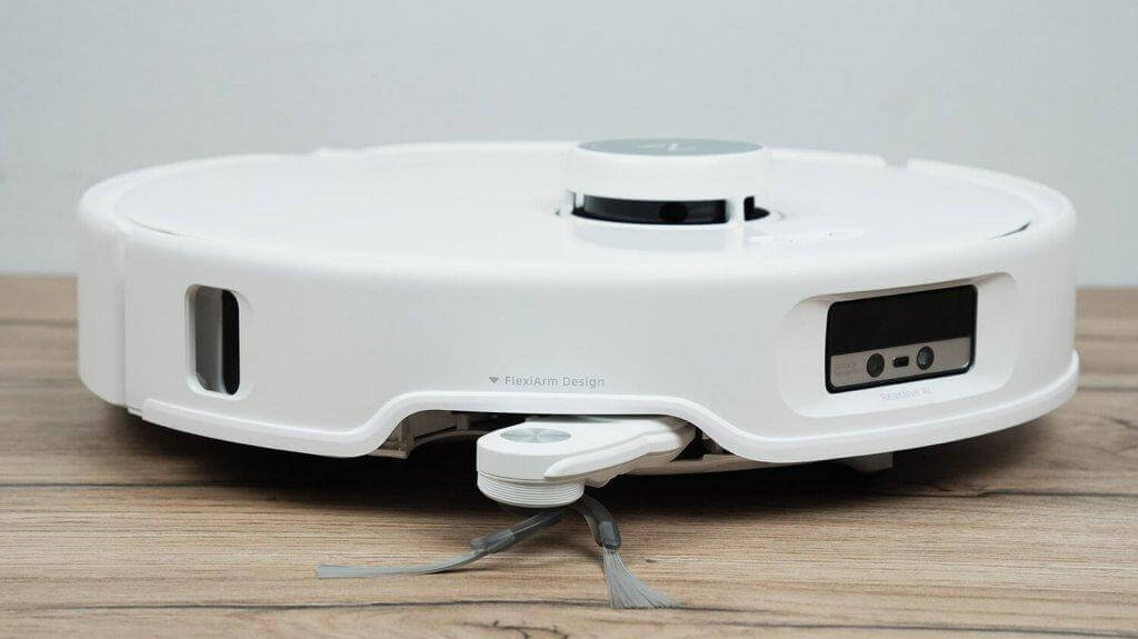 Roborock Qrevo Curv : vue latérale