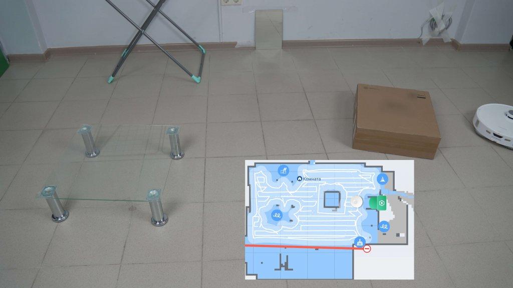 Roborock Qrevo Curv : Parcourir un parcours d'obstacles