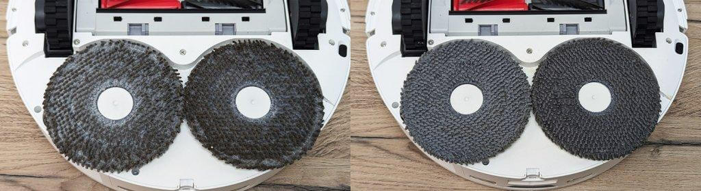 Roborock Qrevo Curv : Qualité de nettoyage des serviettes