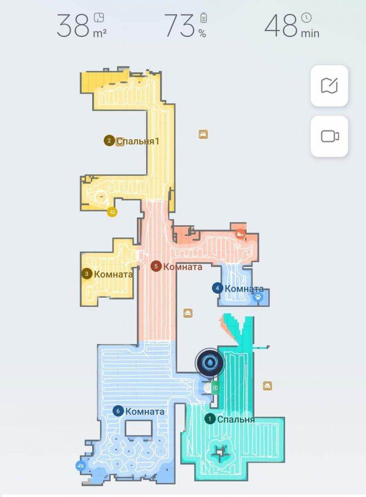 Roborock Qrevo Curv : Se déplacer dans la maison