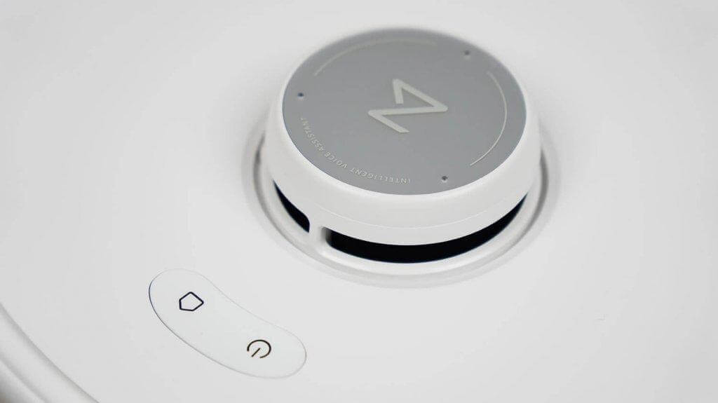 Roborock Qrevo Curv : Lidar et boutons de commande
