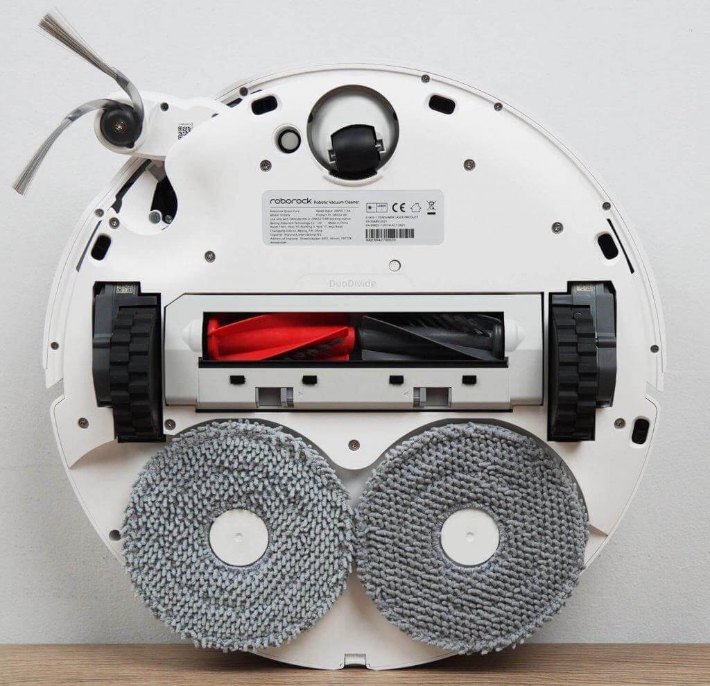Roborock Qrevo Curv : Vue de dessous