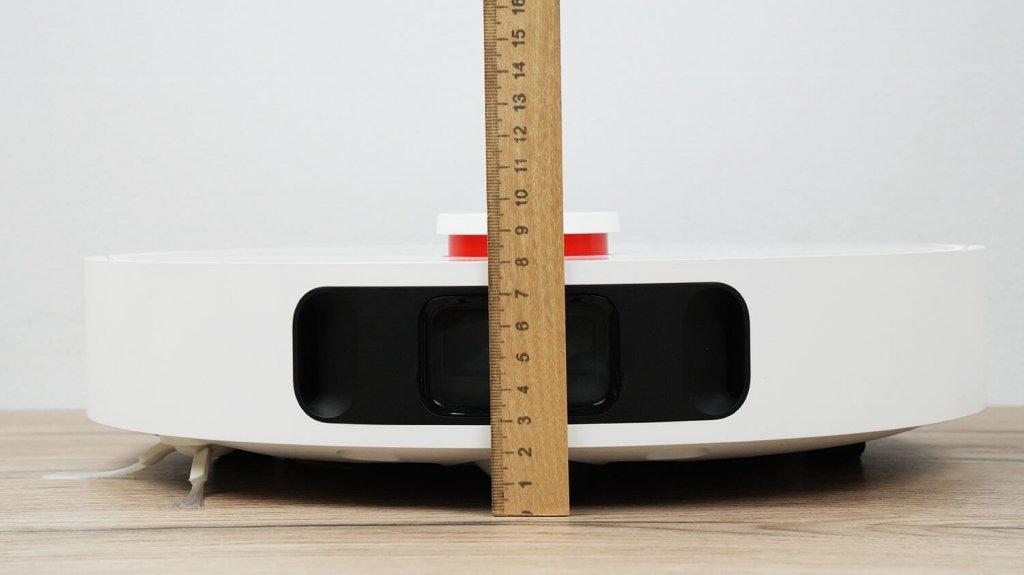 Aspirateur robot Xiaomi S10+ : Hauteur du corps