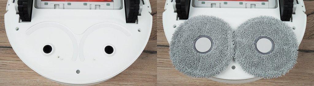 Aspirateur robot Xiaomi S10+ : Installation des lingettes