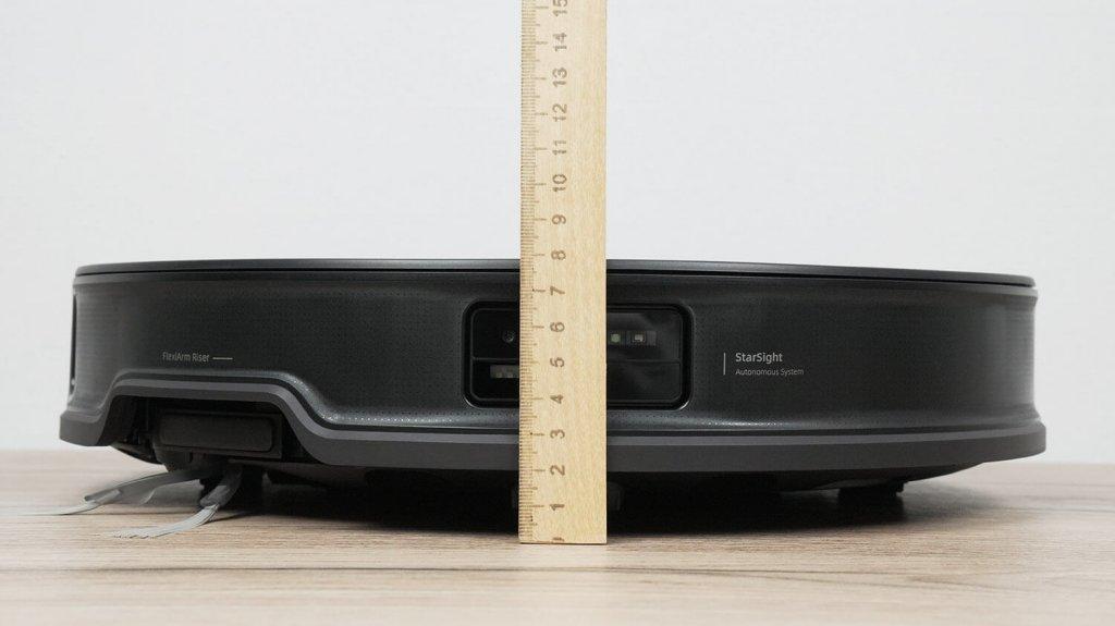 Roborock Saros 10R : Hauteur du corps