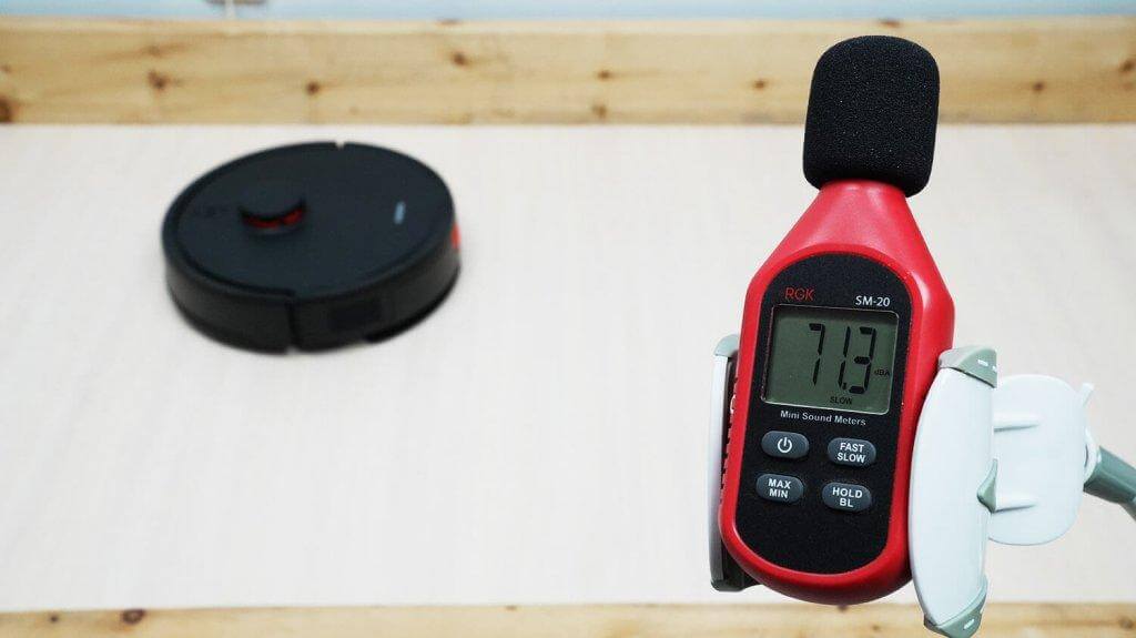 Aspirateur robot Xiaomi S20 : Niveau sonore