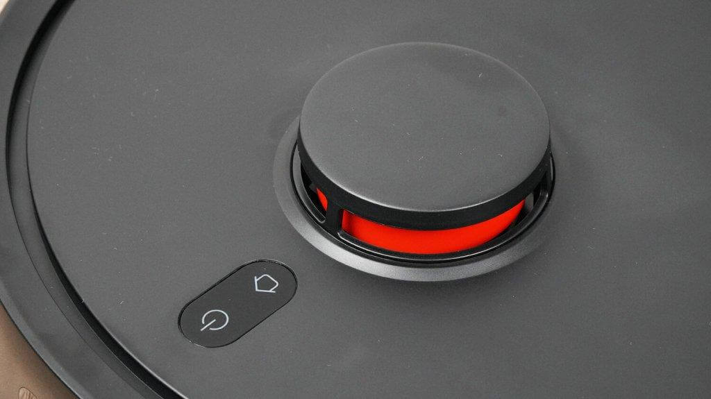 Aspirateur robot Xiaomi S20 : Lidar et boutons de commande