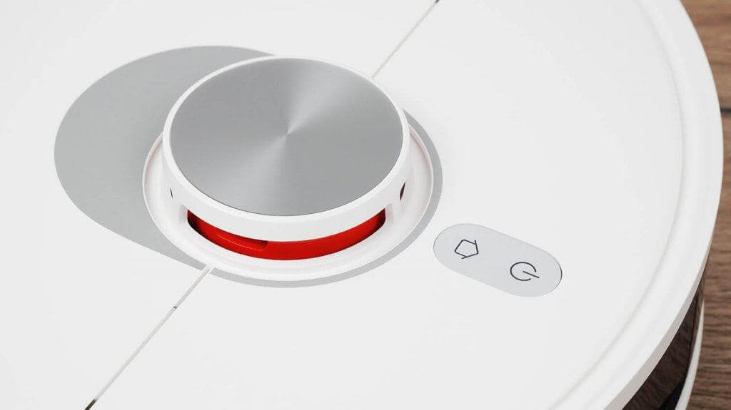 Aspirateur robot Xiaomi S20+ : Lidar et panneau de commande