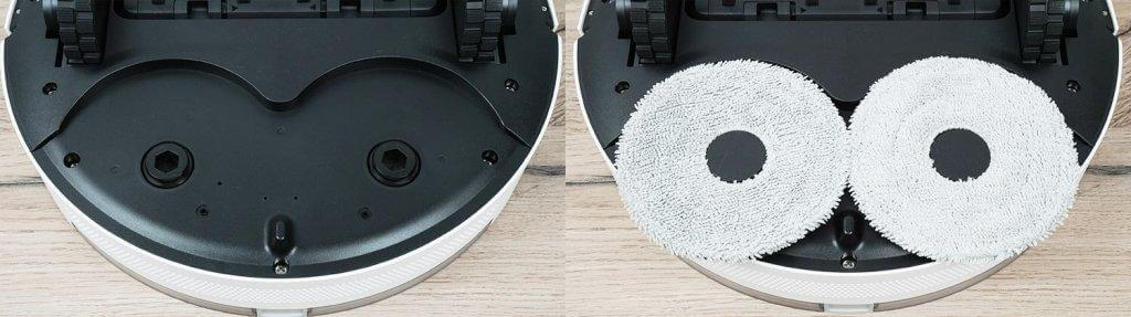 Aspirateur robot Xiaomi S20+ : Installation des lingettes