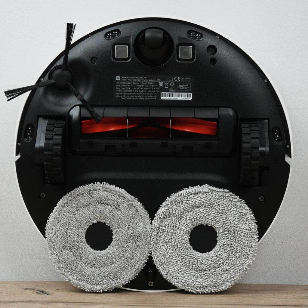 Aspirateur robot Xiaomi S20+ : Vue de dessous