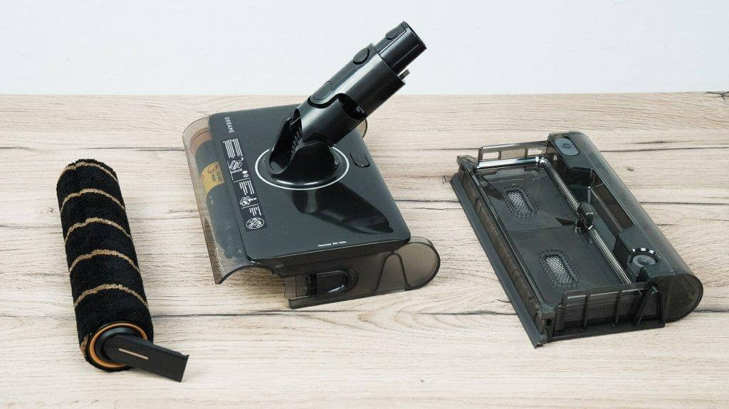 Dreame Z30 AquaCycle : Éléments de tête de lavage amovibles