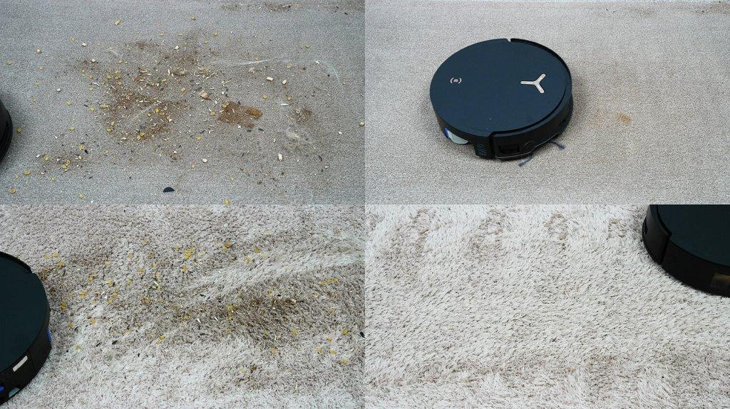 ECOVACS DEEBOT X8 Pro Plus : Nettoyage de tapis