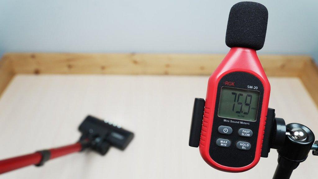 Série PRISM Vacuum Pro : Niveau sonore