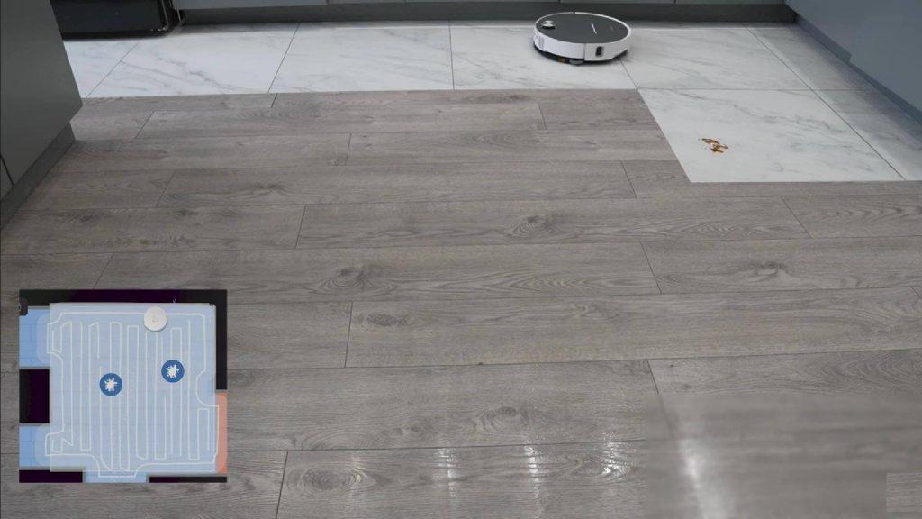 Roborock S9 MaxV Ultra : Détection des flaques et des taches