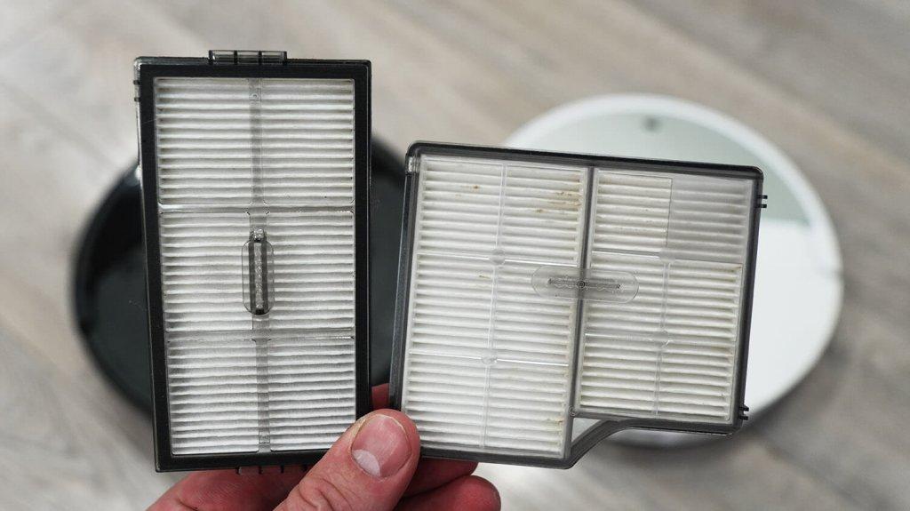 Roborock Saros 10R et S9 MaxV Ultra : filtres HEPA