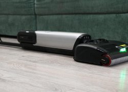 Trouver X4 Pro : nettoyage des sols à l'eau chaude avec pulvérisation et station d'accueil pratique