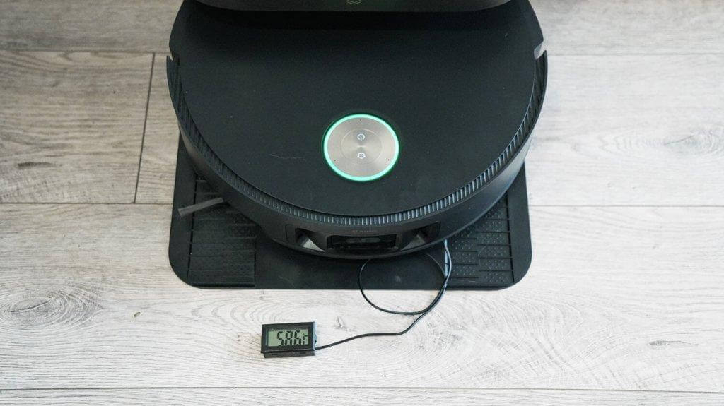 Dreame X50 Ultra Complet : Température de séchage