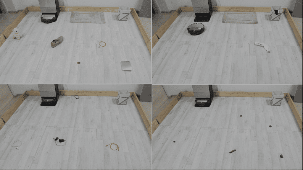 Roborock Saros Z70 : Reconnaissance d'objets en conditions de bonne luminosité