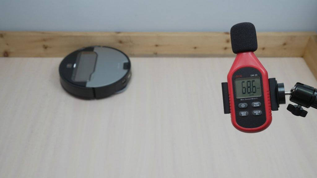 Roborock Saros Z70 : Niveau sonore