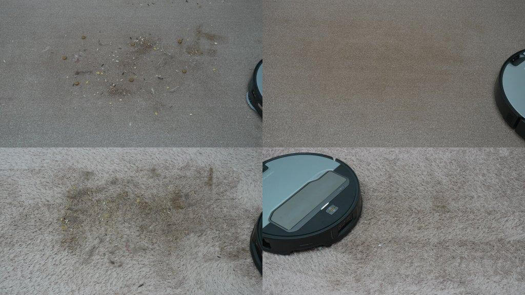 Roborock Saros Z70 : Nettoyage de tapis