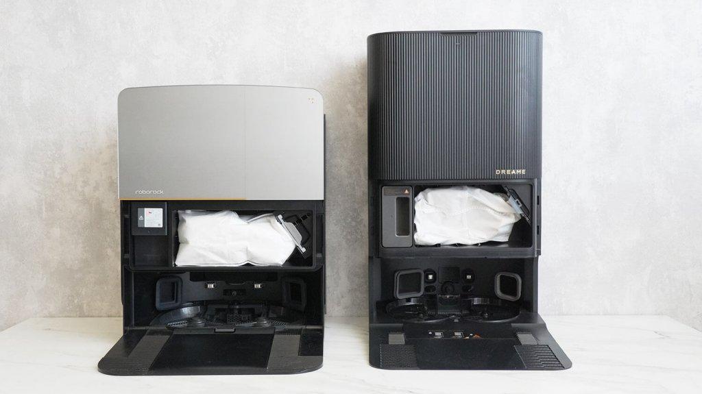 Roborock Saros Z70 et Dreame X50 Ultra Complet : Stations