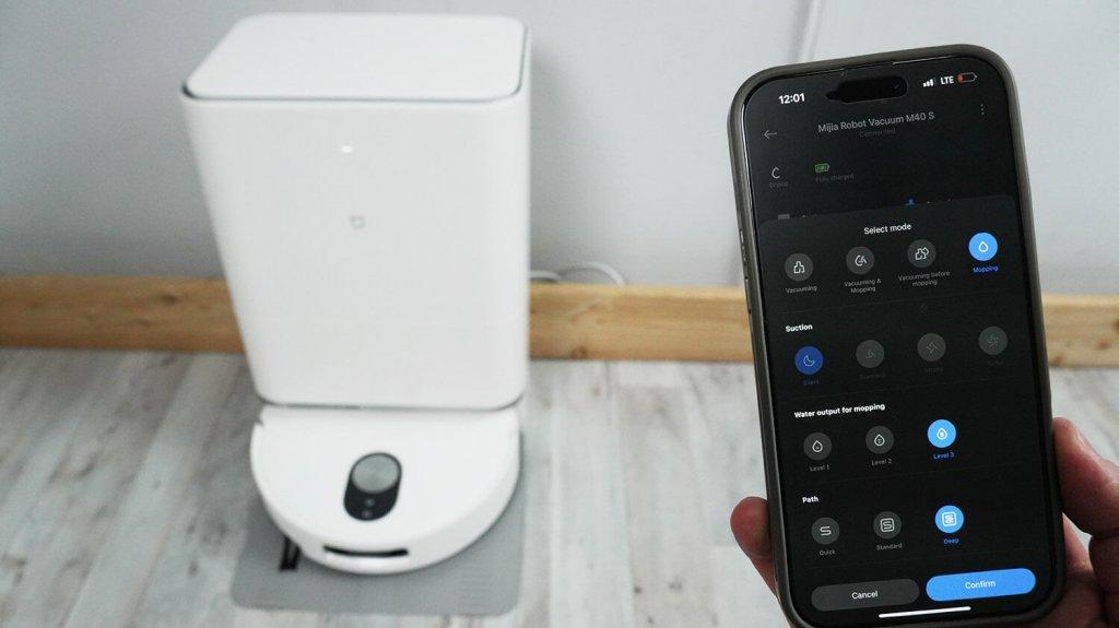 Xiaomi Mijia M40s : contrôle par application