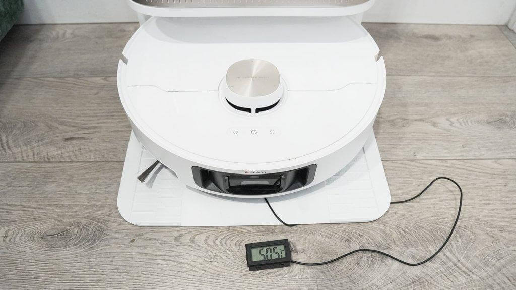 Dreame L40s Pro Ultra : Température de séchage des lingettes
