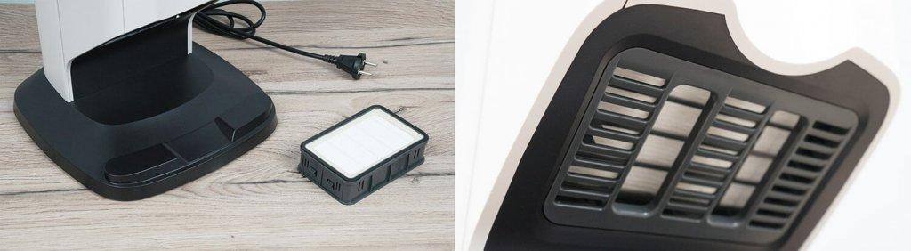 Roborock H60 Hub Ultra : Filtre HEPA dans la station