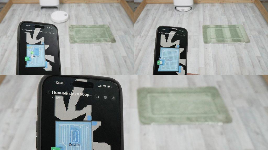Roborock Qrevo CurvX : Nettoyage humide et tapis